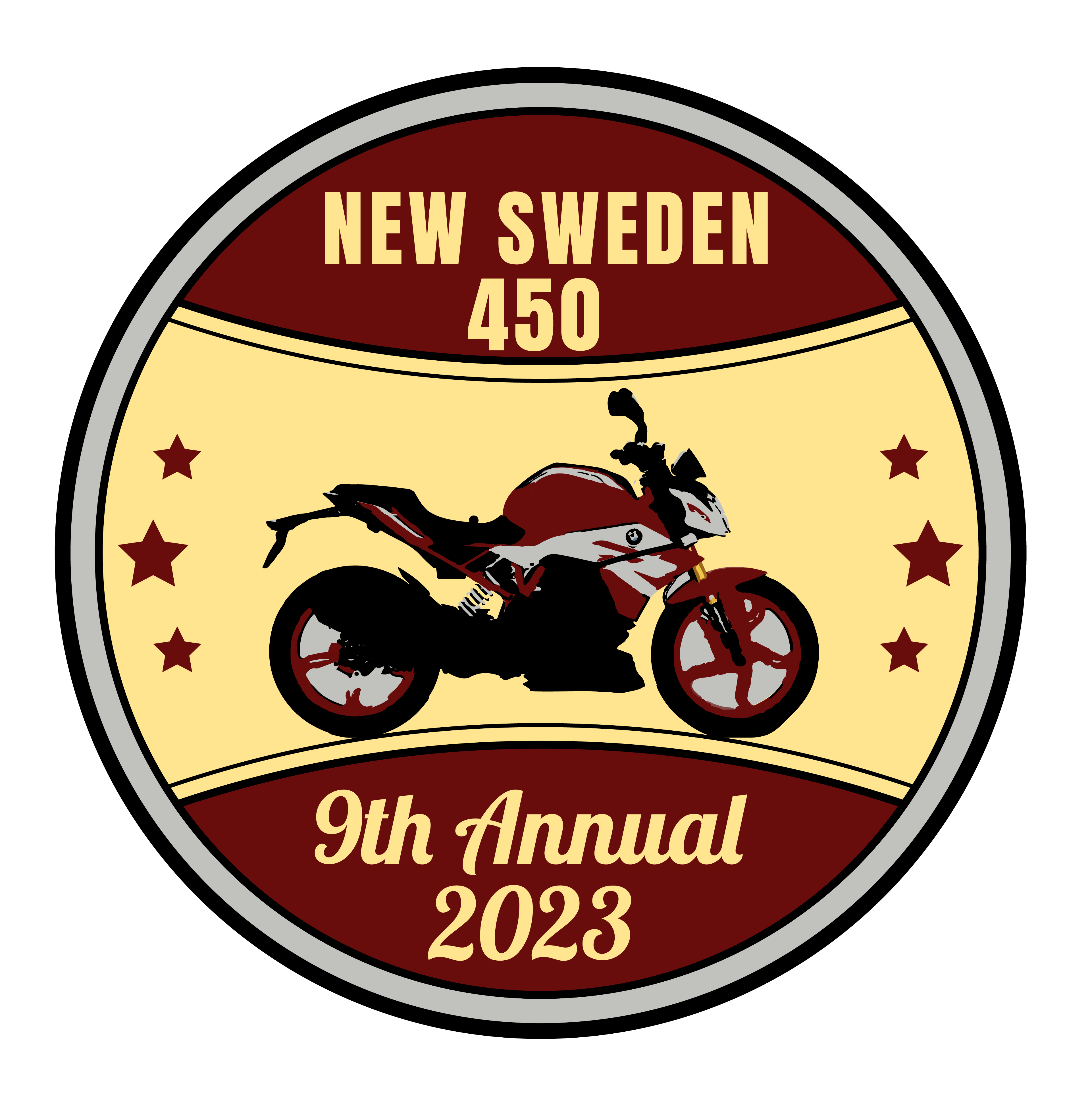 The New Sweden Riders are a rally sponsor